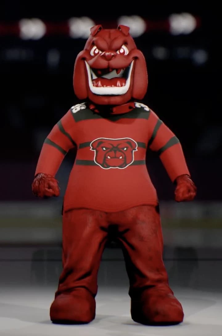 Bulldozer mascot