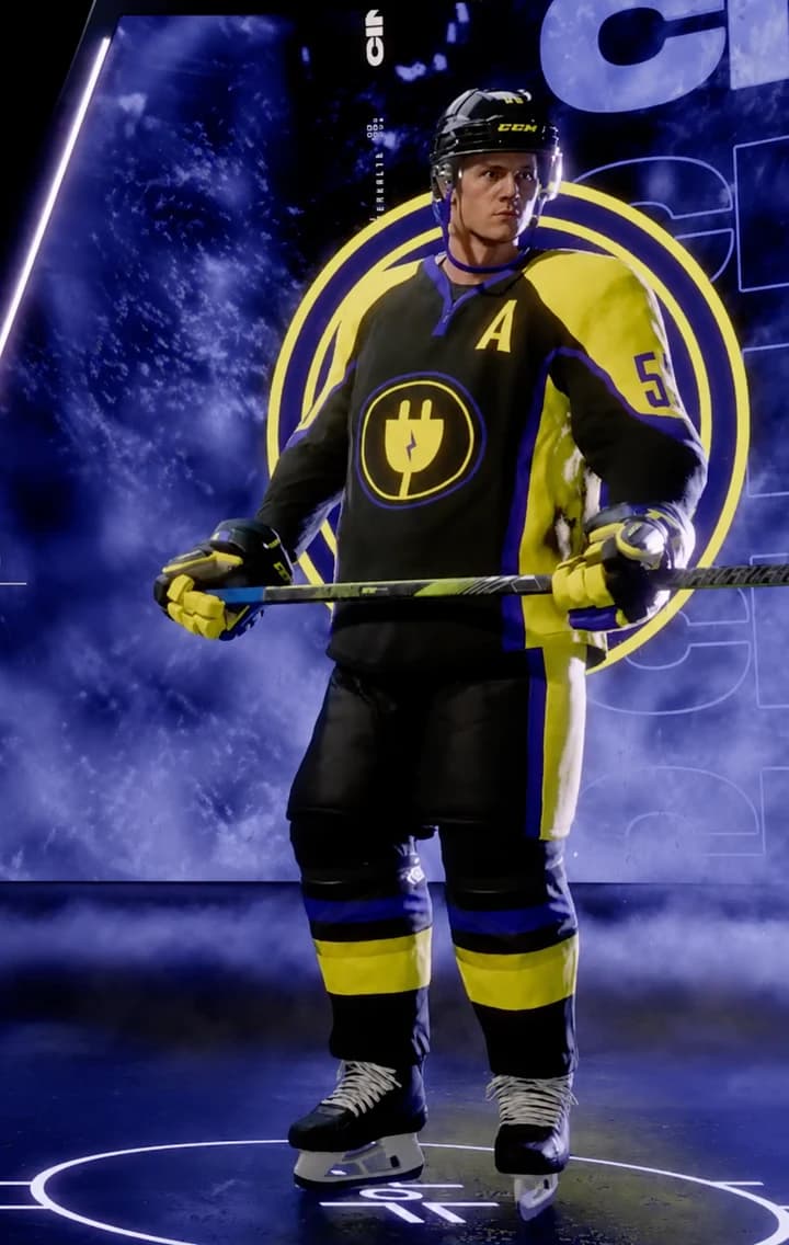 Cincinnati Thunderbolts alternate uniform