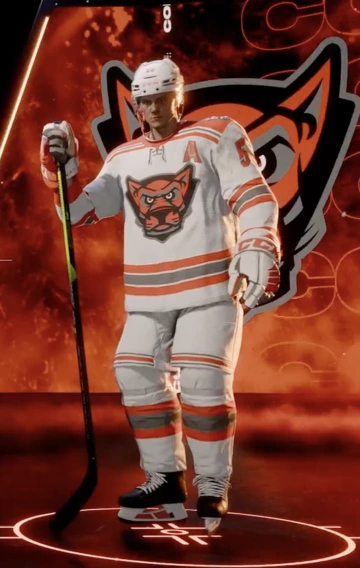 Columbus Cougars away uniform