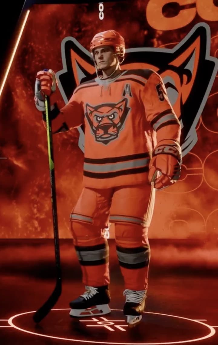 Columbus Cougars home uniform
