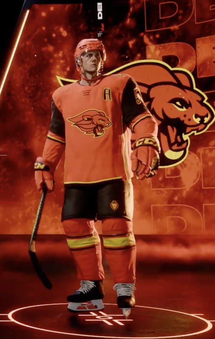 Denver Mountain Lions home uniform