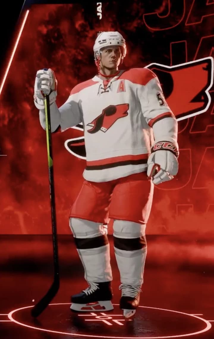 Jacksonville Blood Hounds away uniform
