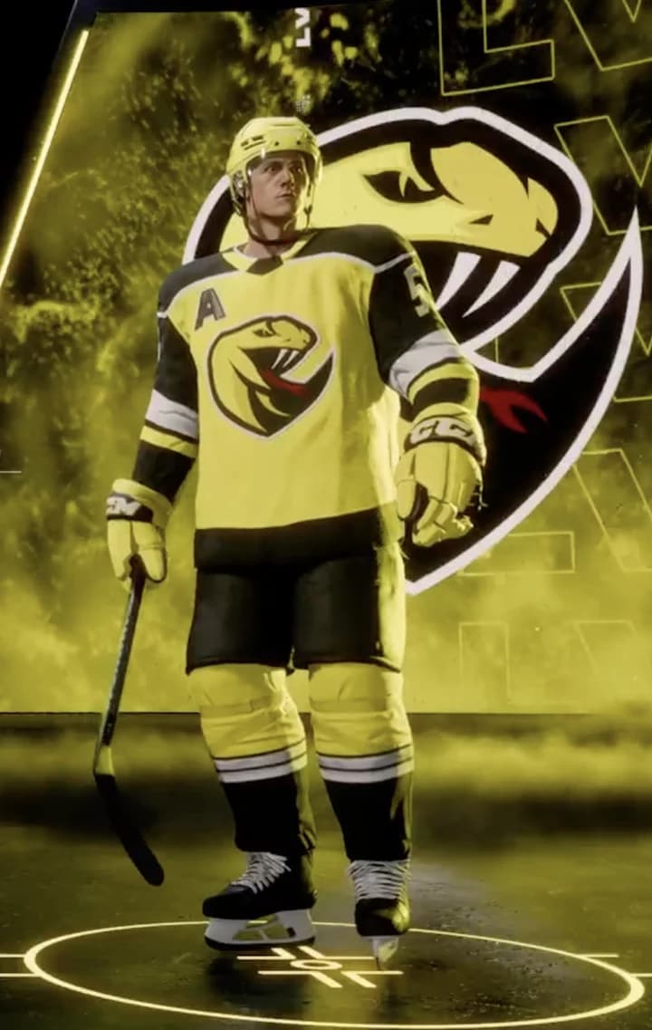 Las Vegas Vipers home uniform