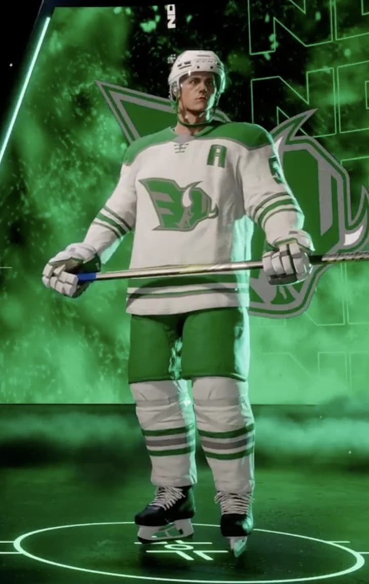 North Dakota Bison away uniform