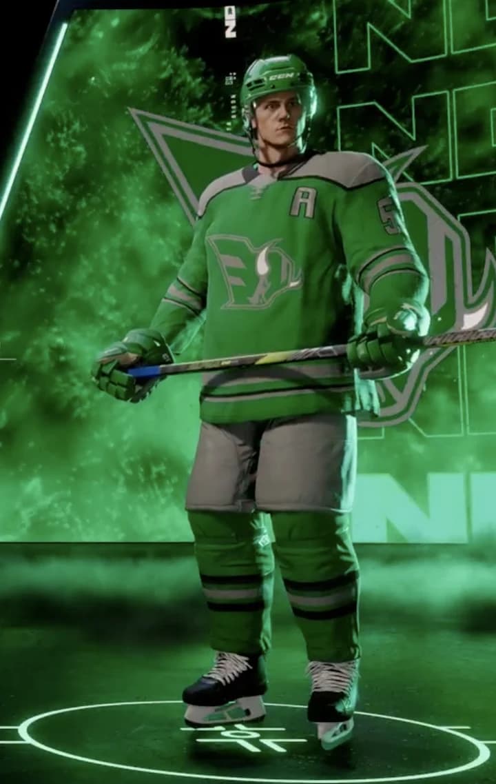 North Dakota Bison home uniform
