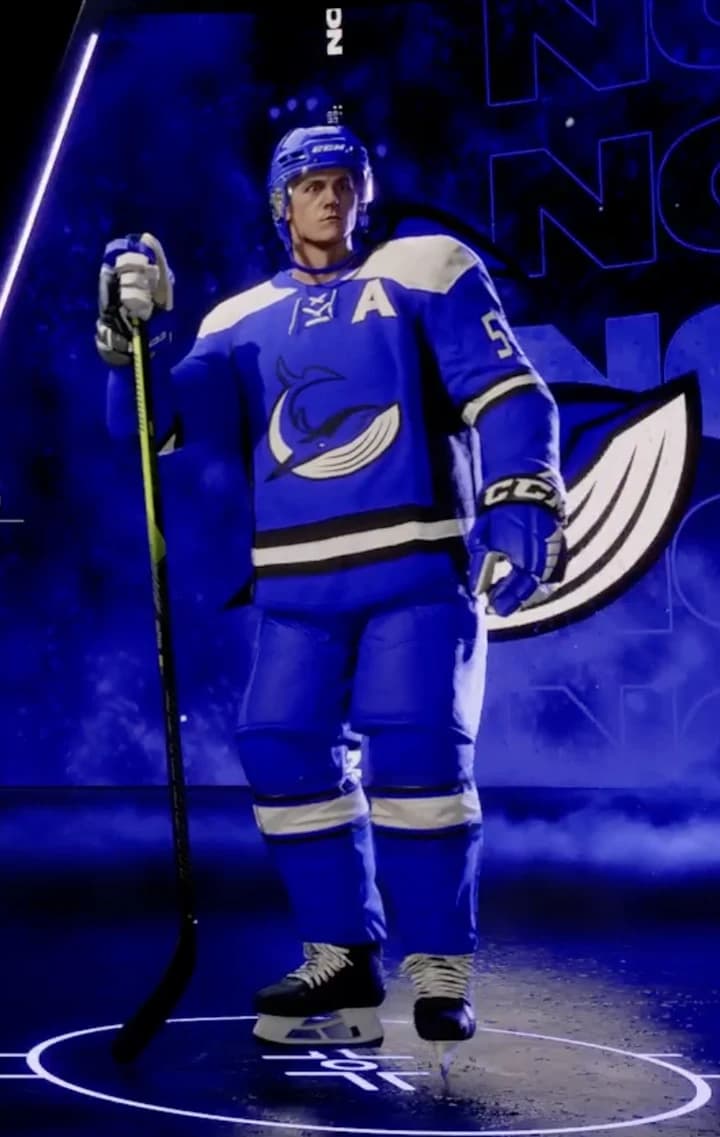 New Orleans Whalers home uniform