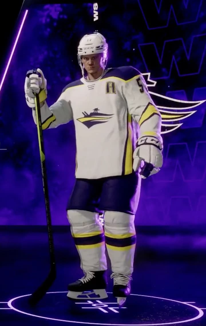 Washington Admirals away uniform