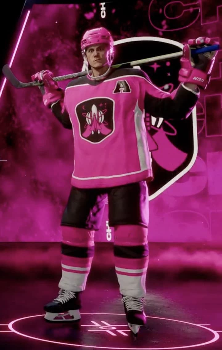 Chicago Rockets home uniform