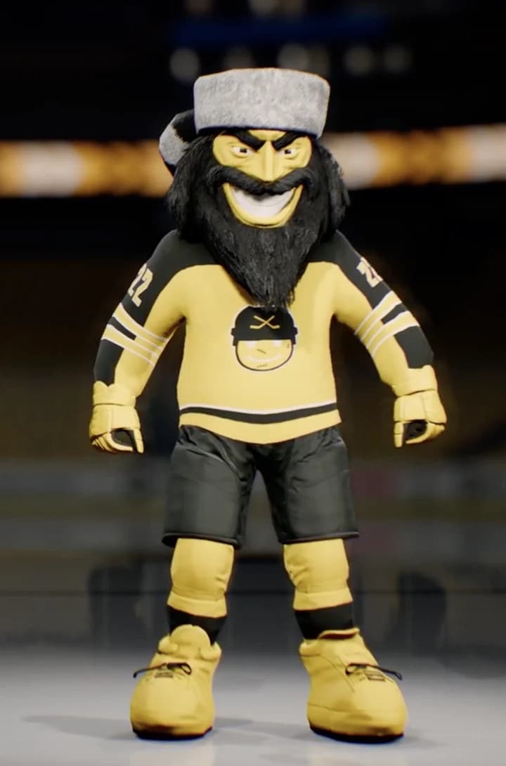 Golden mascot