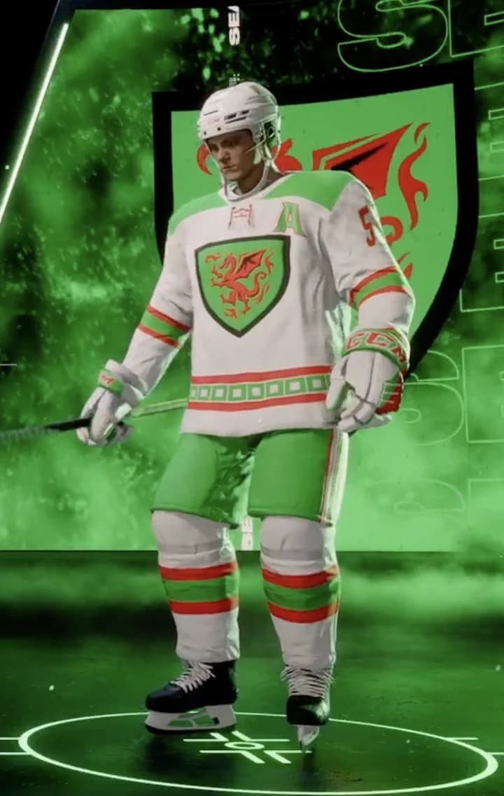 Seattle Dragons away uniform